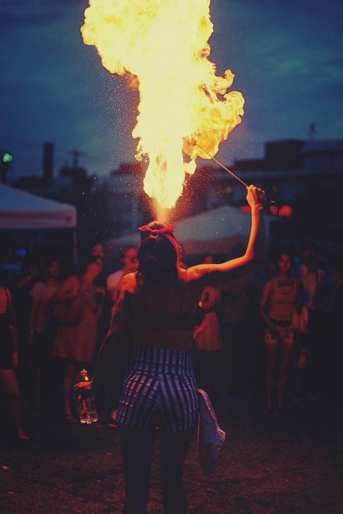 festival burning