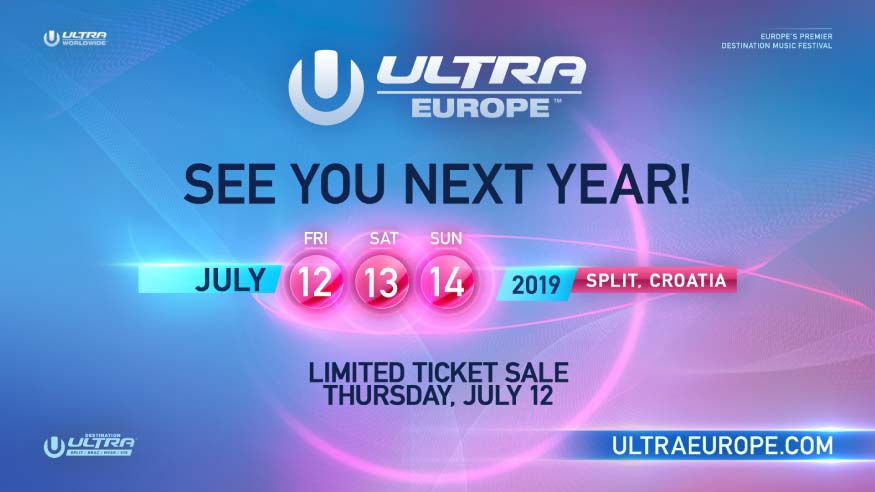 Fechas de Ultra Europe para el año próximo
