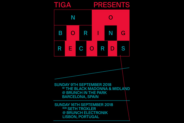 “No Boring Records”, descubre las nuevas fechas del evento de Tiga
